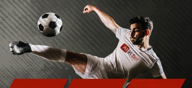 Schermata promozionale del bonus di benvenuto Allinbet